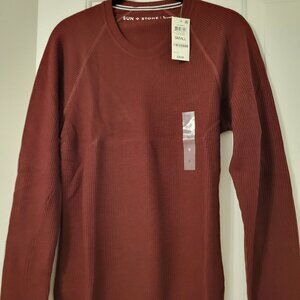 NWT Men's Waffle Long Sleeve shirt